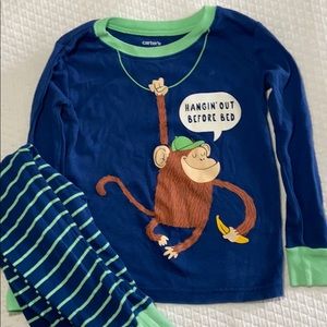 5T Monkey PJ Set